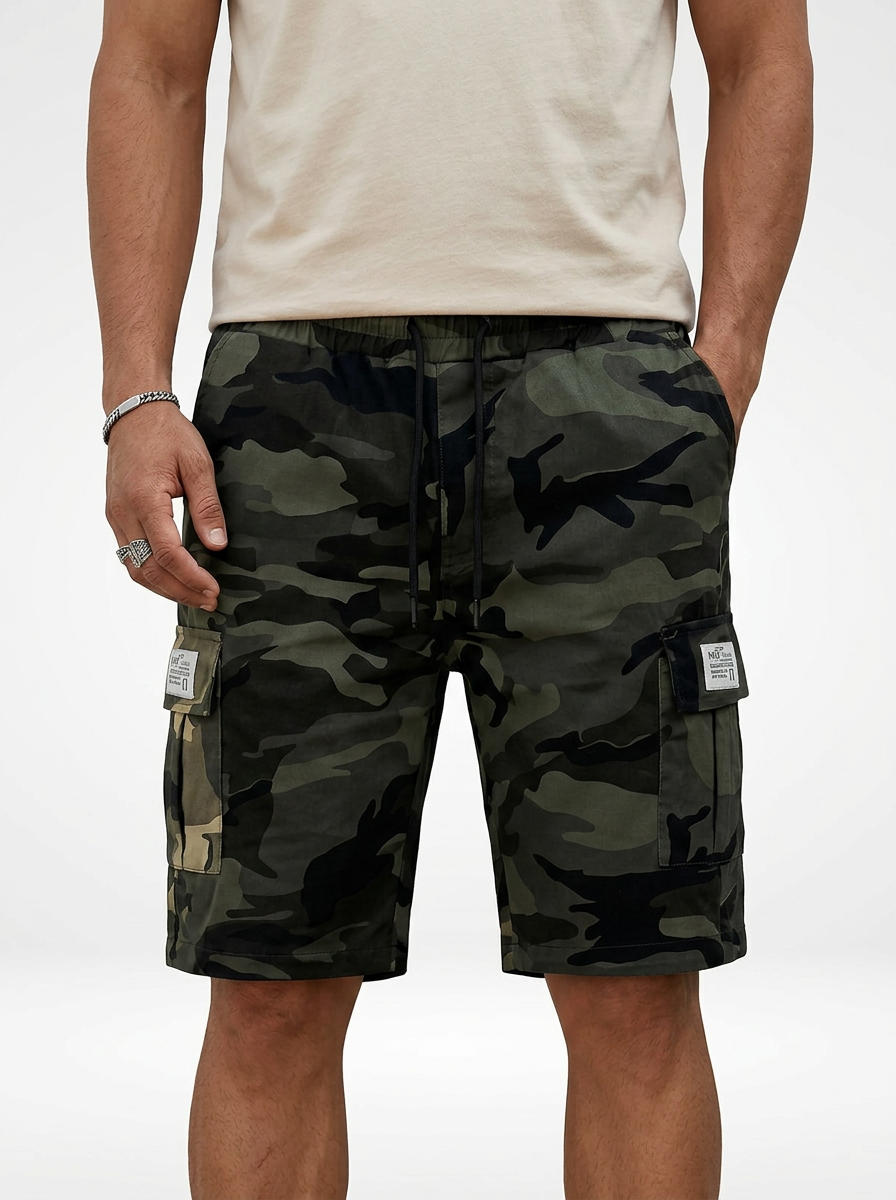 Men’s Quick-Dry Camouflage Cargo Shorts