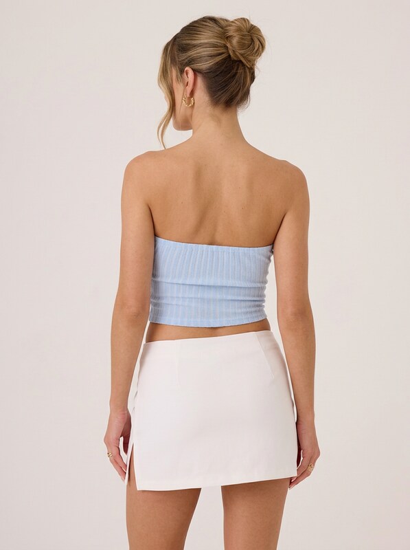 Tailored Low Rise Mini Skirt