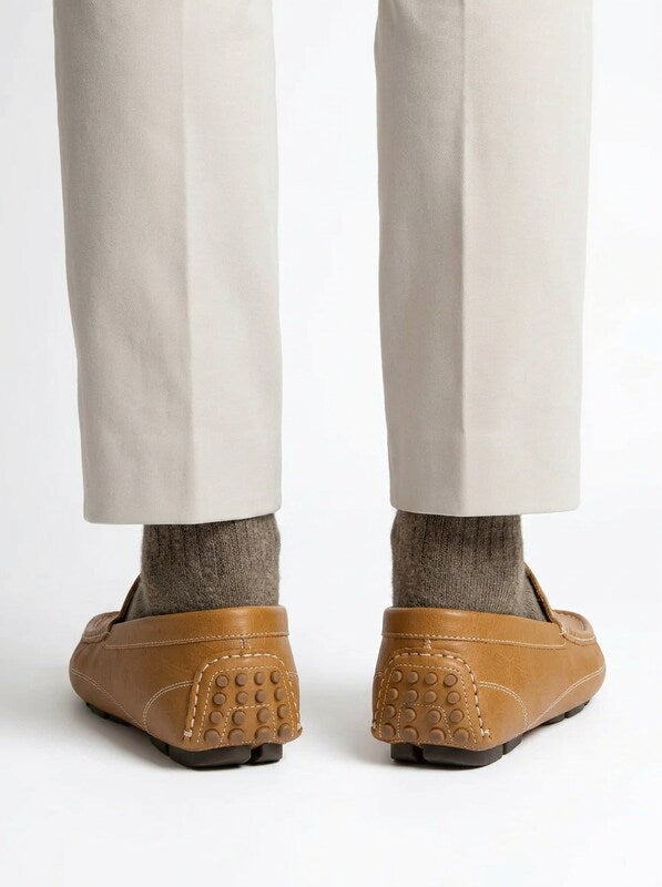 Men’s Moccasin Toe Penny Loafers Slip On