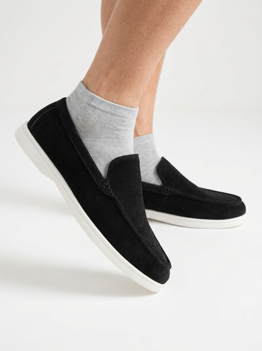 Men’s Slip On Loafers Round Toe