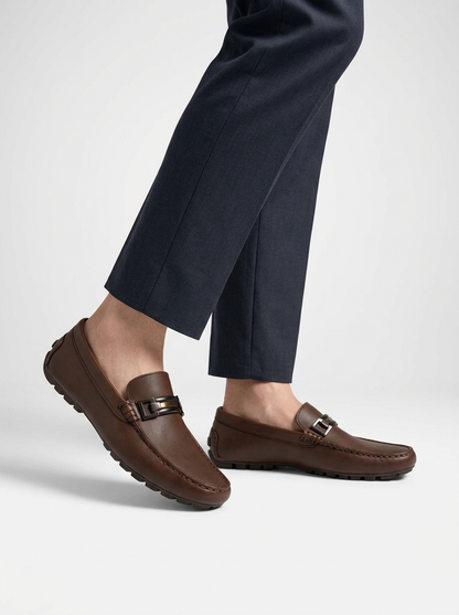Men’s Driving Square Toe Penny Loafers