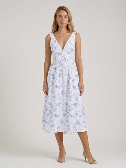 Blue floral