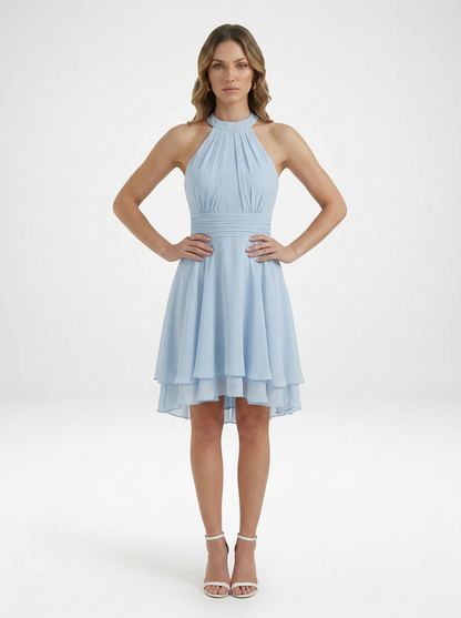 Women’s Halter Cocktail Party Midi Dress