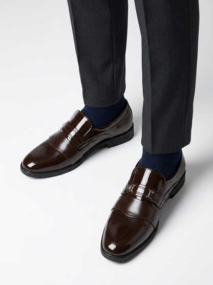 Men’s Metal Detail Slip On Dress Shoes