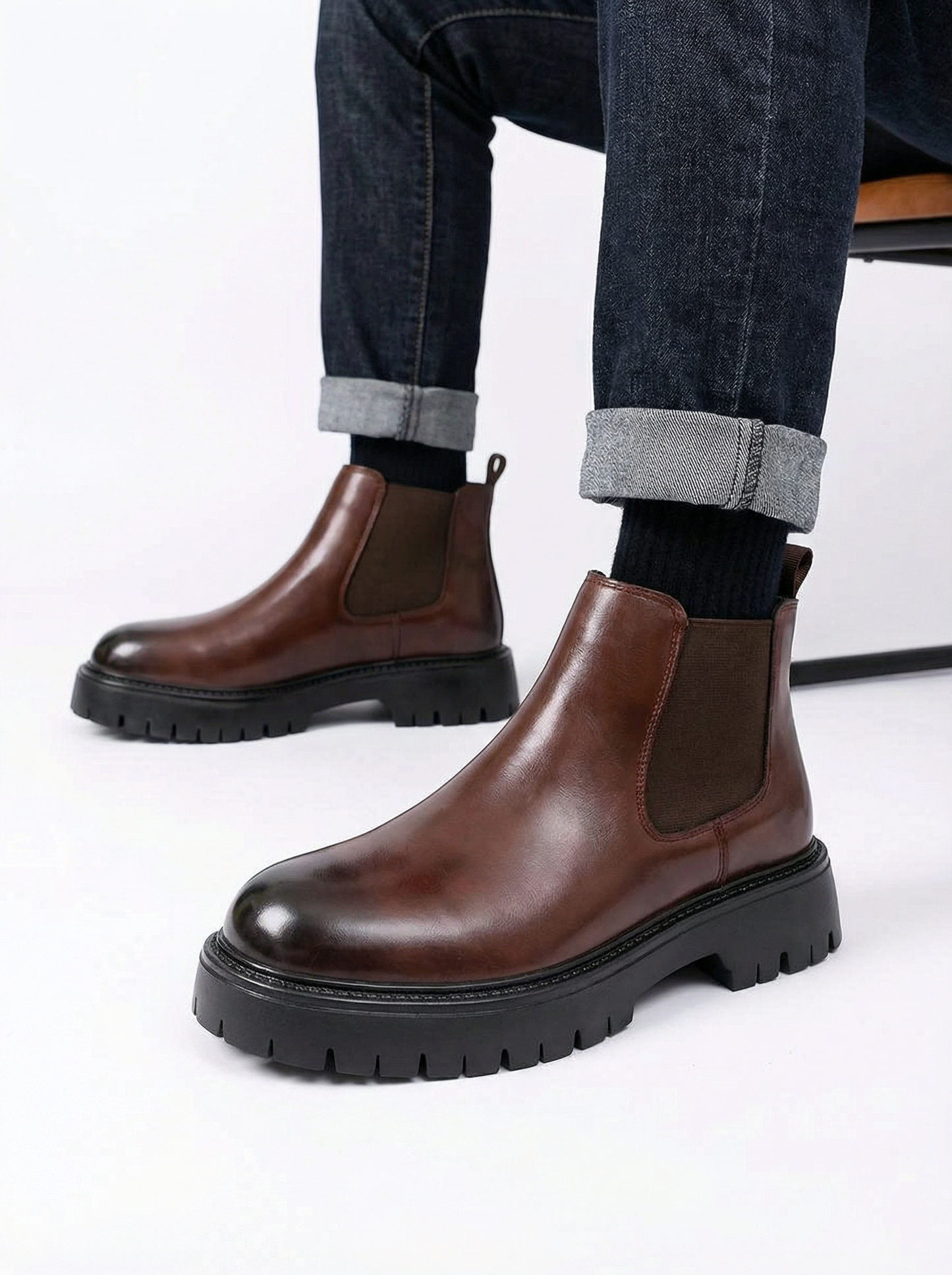 Men’s Chunky Sole Chelsea Boots