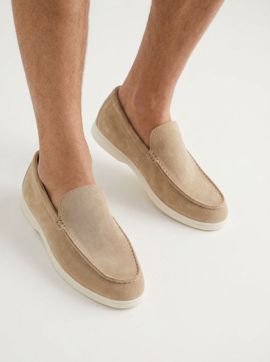 Men’s Slip On Loafers Round Toe