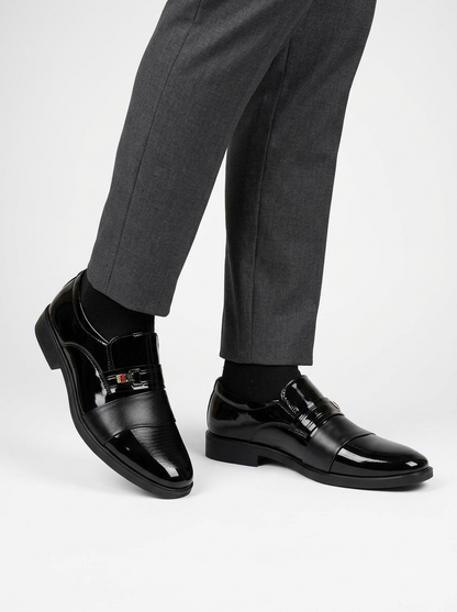 Men’s Metal Detail Slip On Dress Shoes