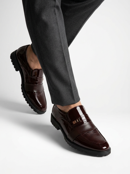 Men’s Metal Detail Slip On Dress Shoes