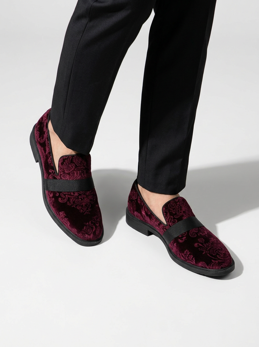 Men’s Tuxedo Slip On Patent Leather Loafers