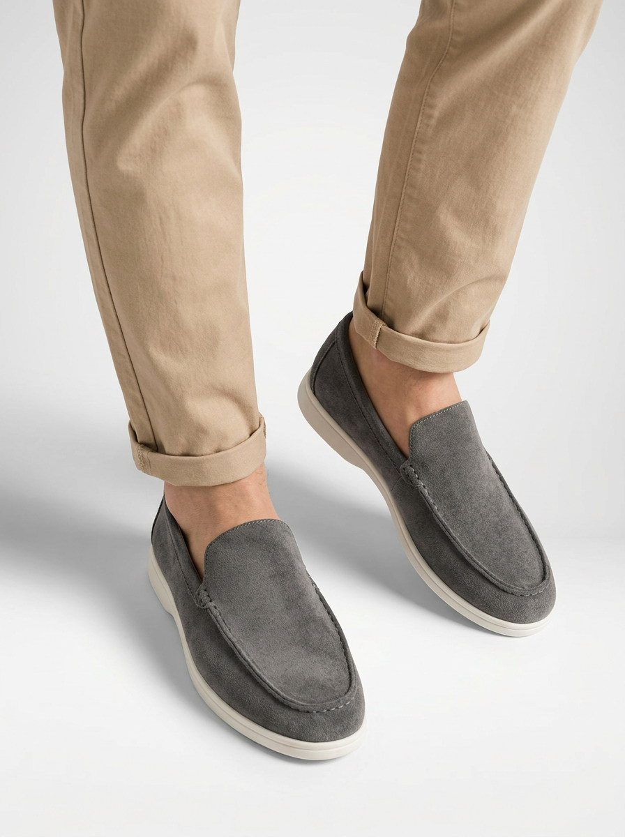 Men’s Slip On Loafers Round Toe