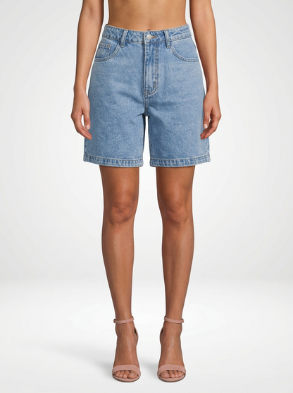 Women’s Denim Jeans Shorts with Relaxed Fit