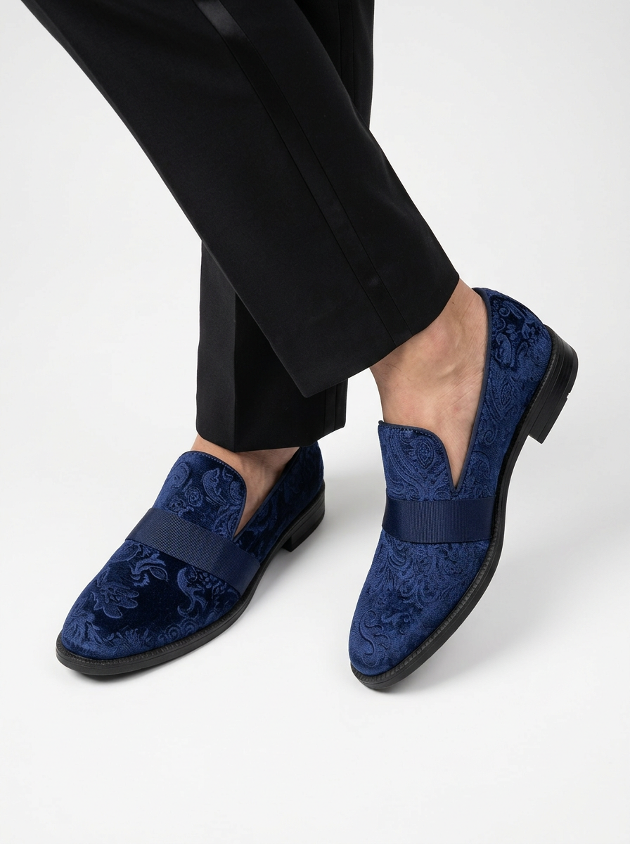 Men’s Tuxedo Slip On Patent Leather Loafers