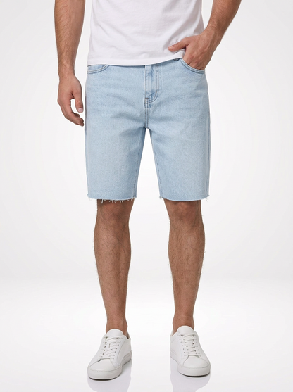 Men’s Distressed Loose Fit Denim Jeans Shorts Casual Streetwear