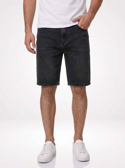 Men’s Distressed Loose Fit Denim Jeans Shorts Casual Streetwear