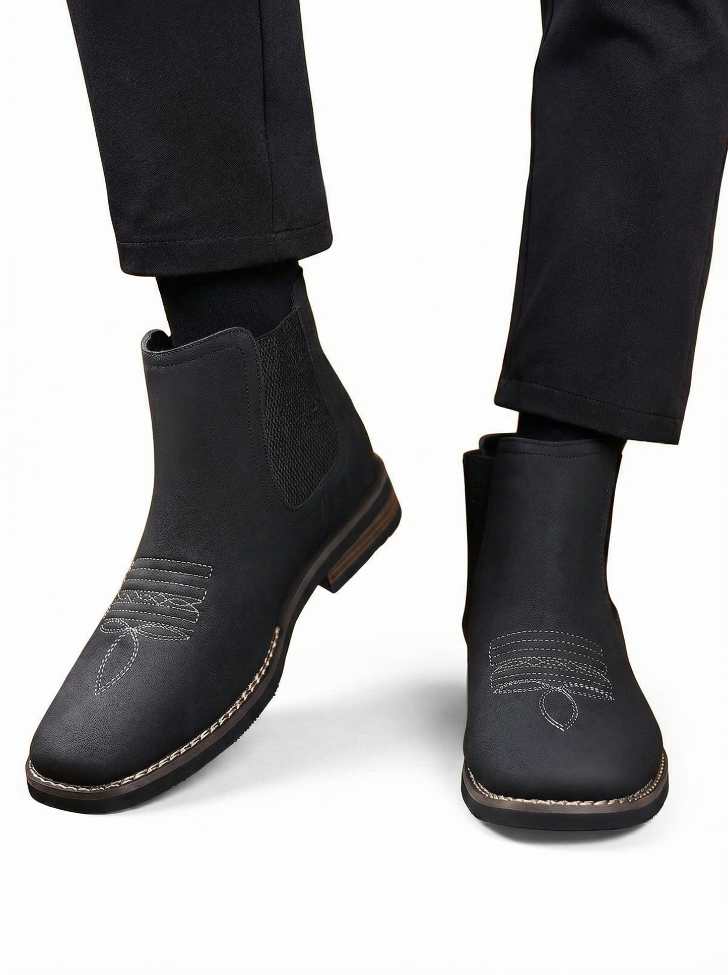 Men’s Square Toe Ankle Boots