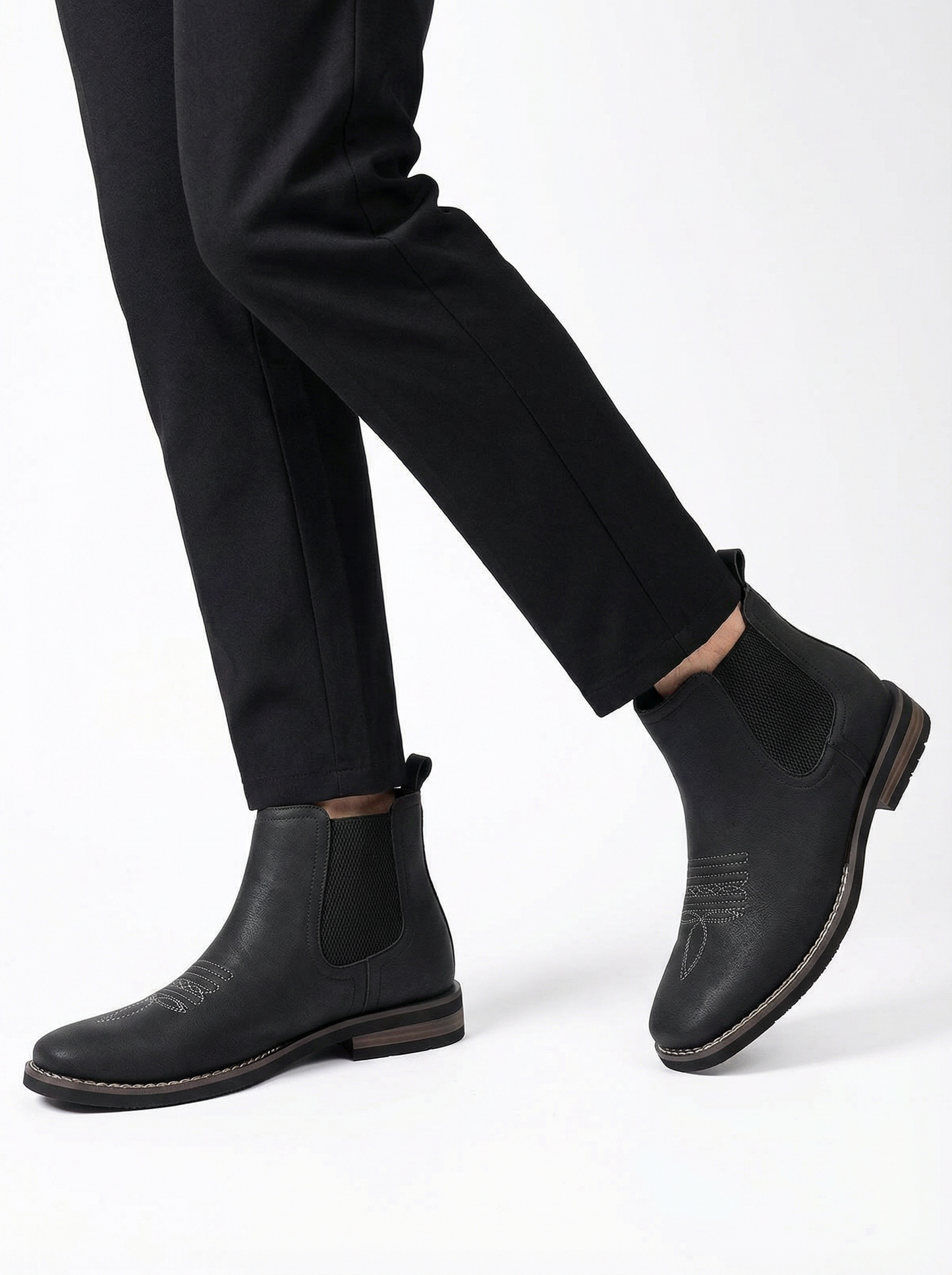 Men’s Square Toe Ankle Boots