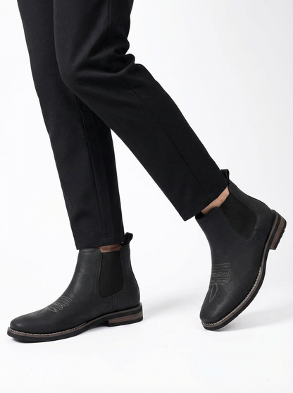 Men’s Square Toe Ankle Boots