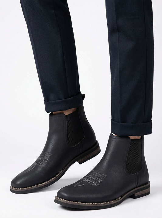 Men’s Square Toe Ankle Boots