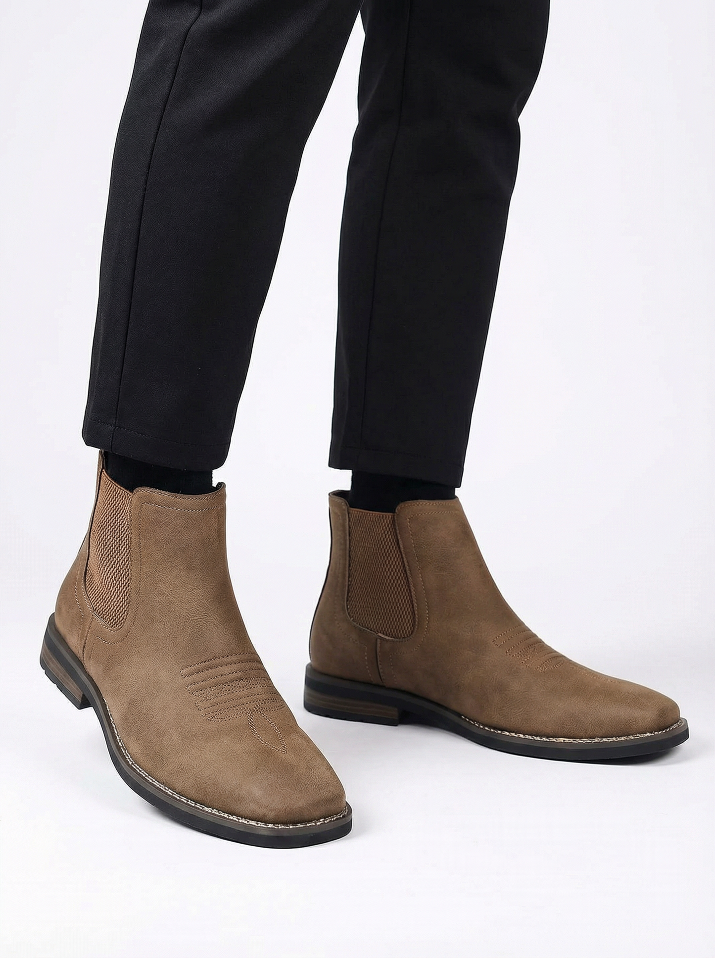 Men’s Square Toe Ankle Boots