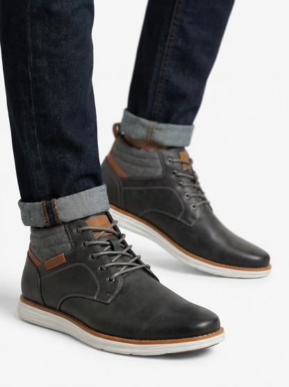 Men’s Mid Top Lace Up Chukka Boots