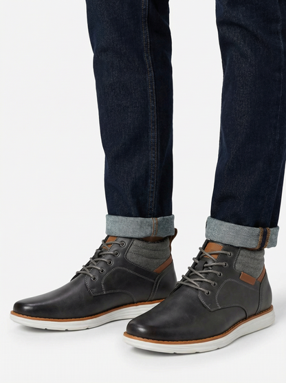 Men’s Mid Top Lace Up Chukka Boots