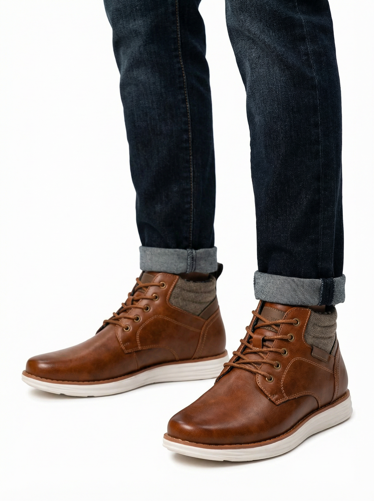 Men’s Mid Top Lace Up Chukka Boots