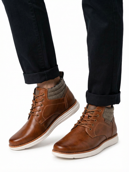 Men’s Mid Top Lace Up Chukka Boots