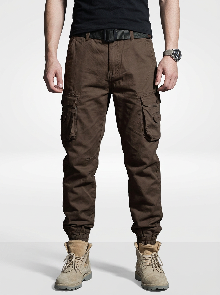 Men’s Outdoor Cargo Pants with Multiple Pockets