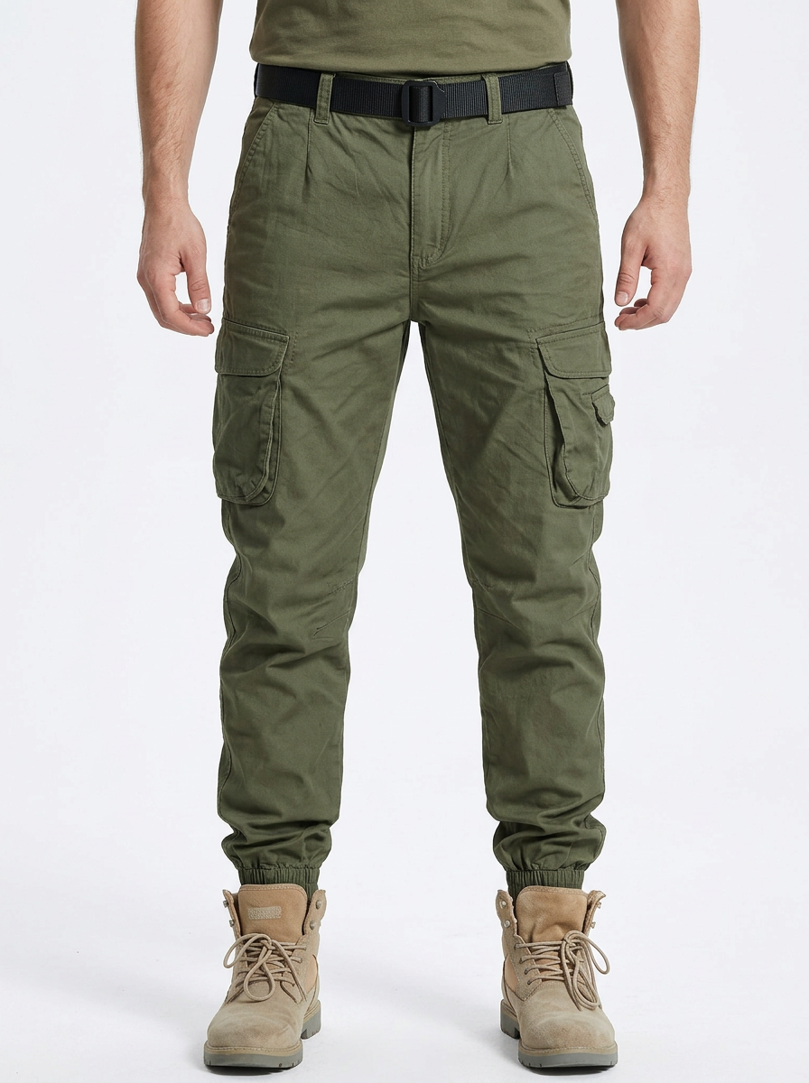Men’s Outdoor Cargo Pants with Multiple Pockets