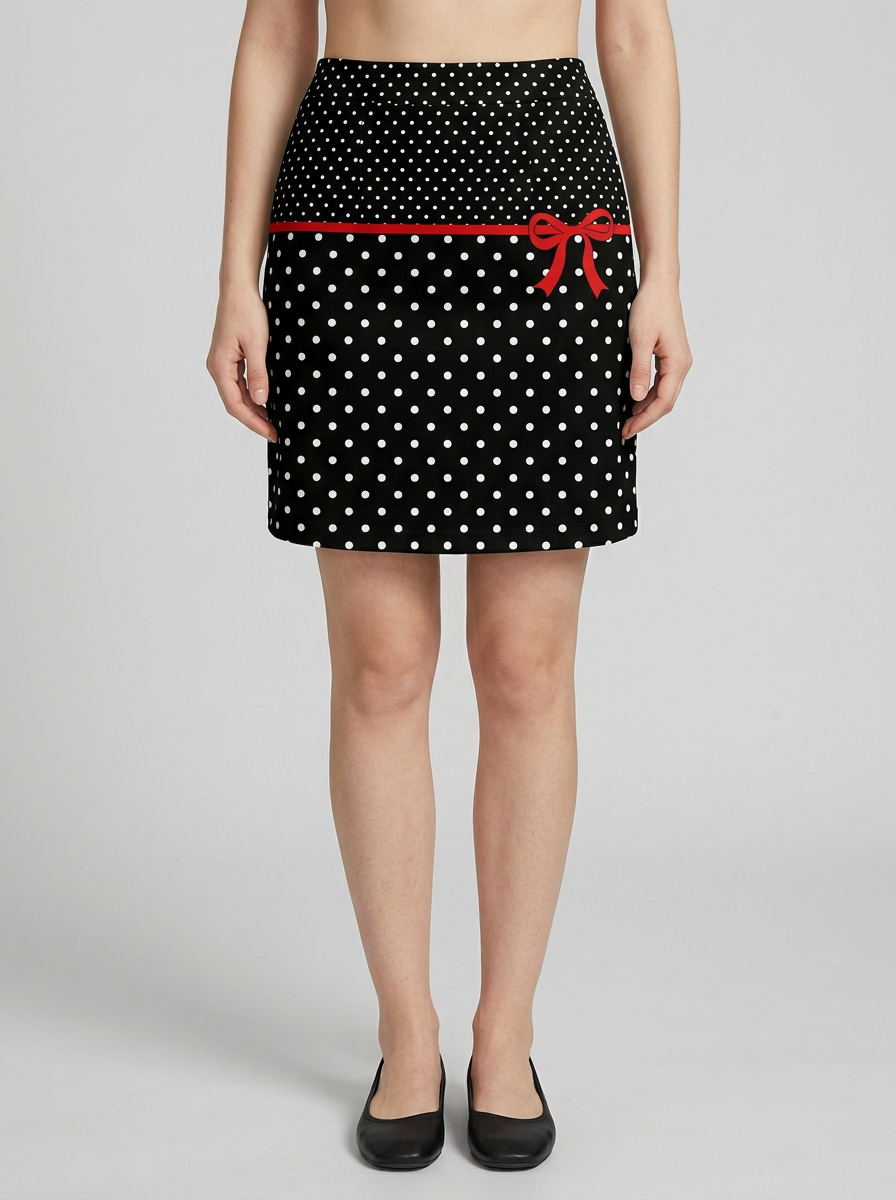 Solid Color Low-Waist Mini Skirt