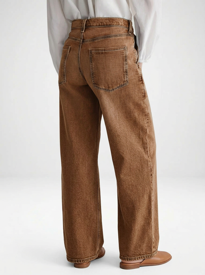 Women's Loose Fit Wide Leg Denim Jeans
