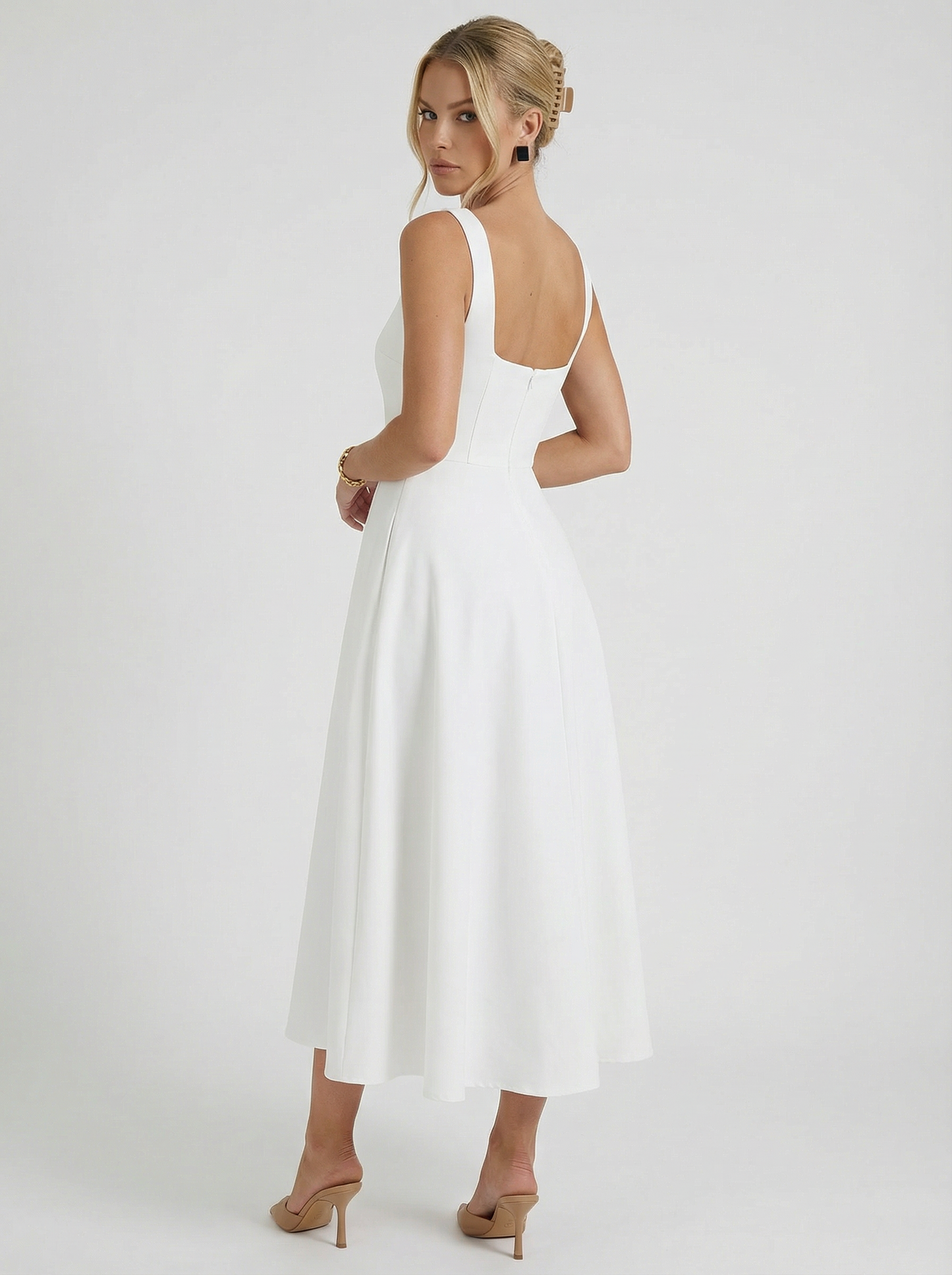 Elegant Cocktail Midi Dress