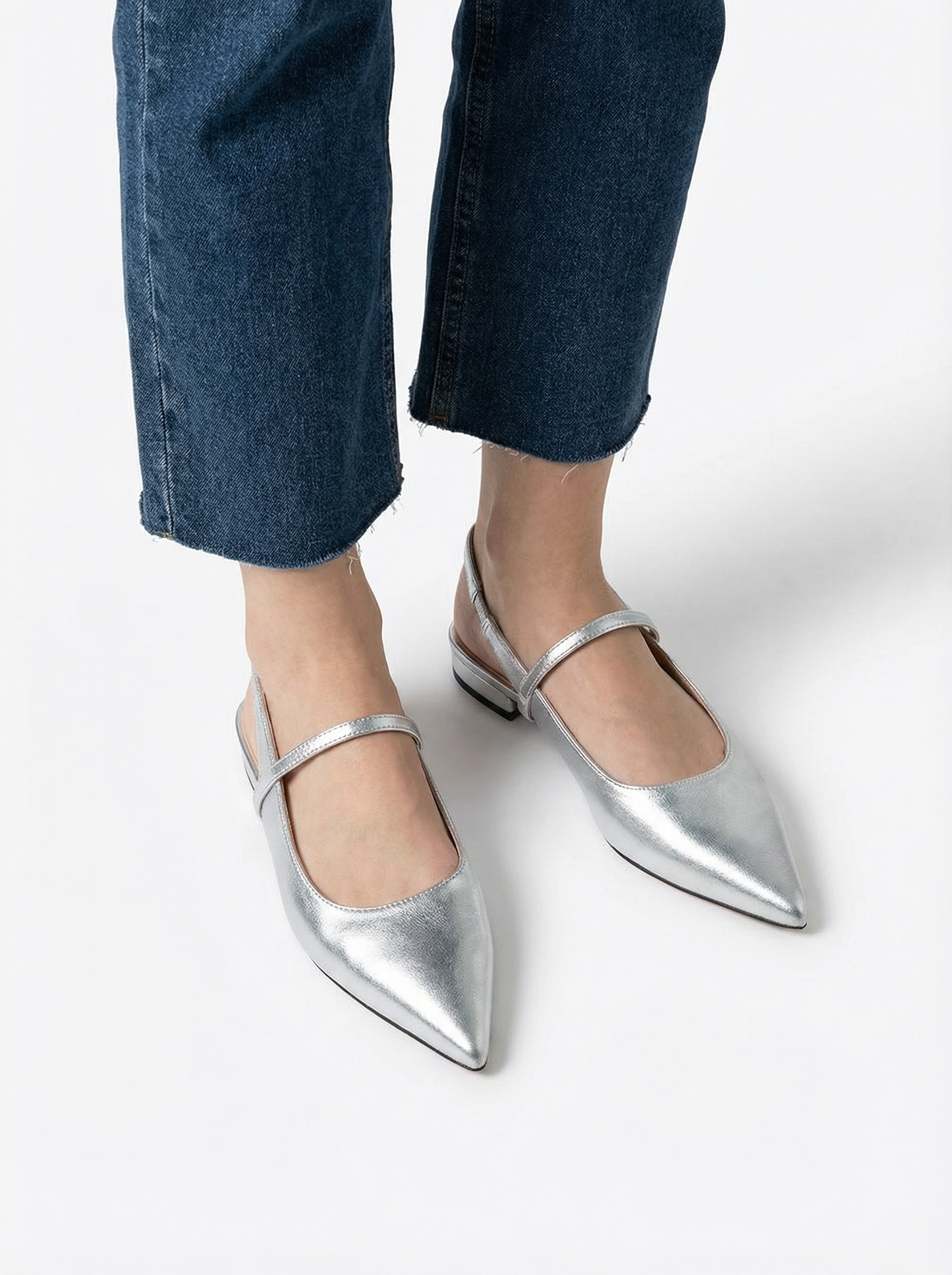 Women’s Elegant Pointed Toe Slingback Mules Shoes
