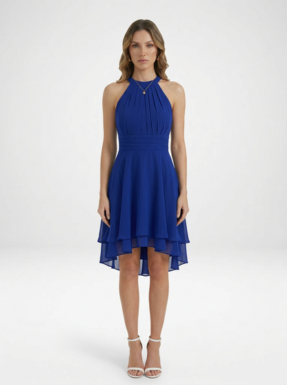 Women’s Halter Cocktail Party Midi Dress