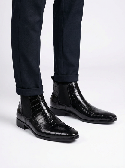 Men’s Square Toe Chelsea Boots