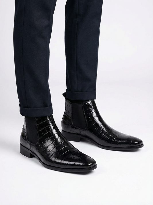 Men’s Square Toe Chelsea Boots