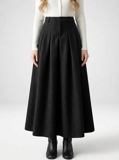Timeless Elegant High Waisted Midi Skirt for Women