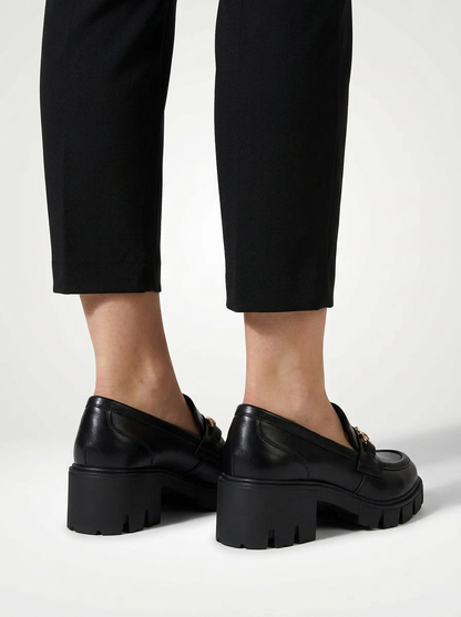Women's Chunky Platform Round Toe Loafers