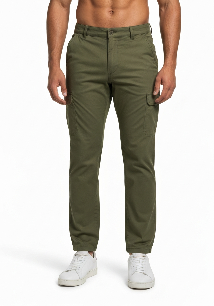 Men’s Camo 8-Pocket Utility Cargo Pants