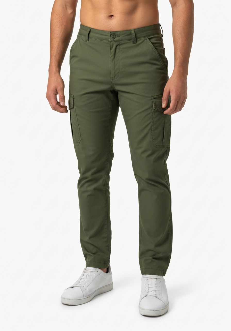Men’s Camo 8-Pocket Utility Cargo Pants