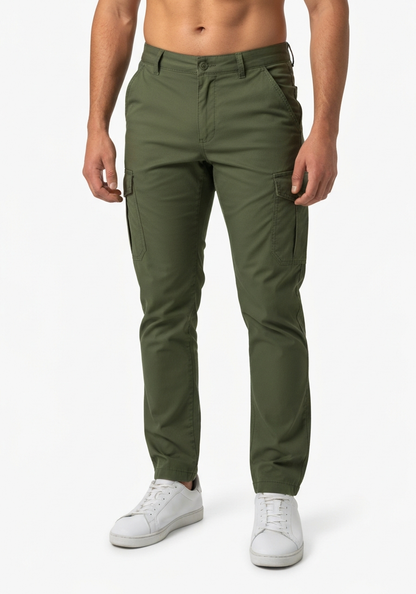 Men’s Camo 8-Pocket Utility Cargo Pants