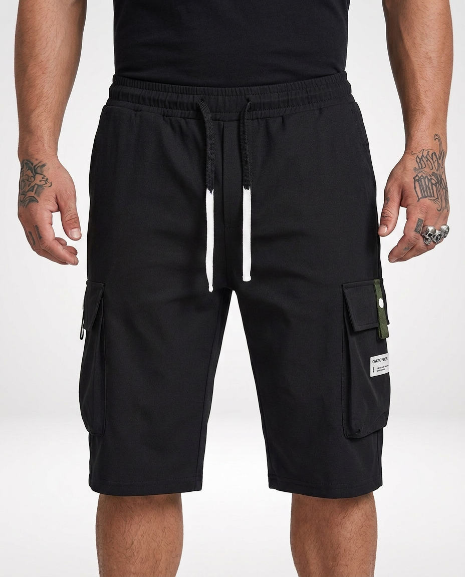 Men’s Cargo Pants with Drawstring Waist