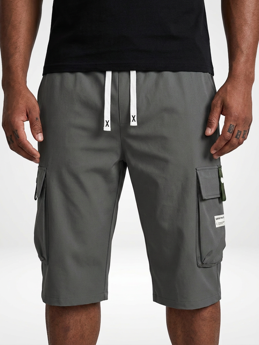 Men’s Cargo Pants with Drawstring Waist