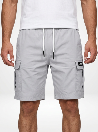 Men’s Elastic Waist Utility Cargo Shorts