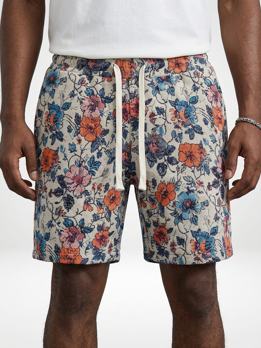 Men’s Elastic Waist Utility Cargo Shorts