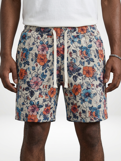 Men’s Elastic Waist Utility Cargo Shorts