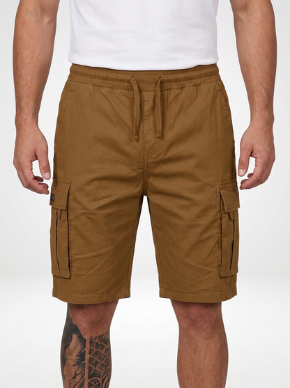 Men’s Loose Fit Drawstring Cargo Shorts