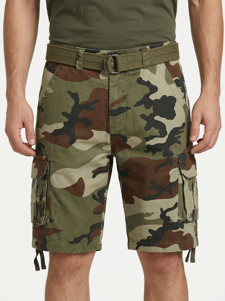 Men’s Six Pocket Cotton Cargo Shorts