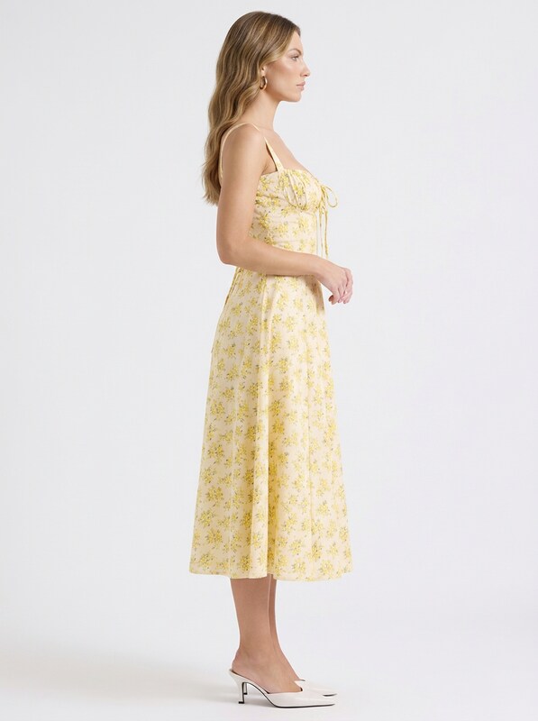 Floral Formal Summer Midi Dress