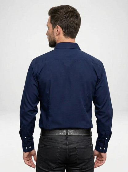 Men’s Embroidered Western Long Sleeve Cowboy Shirt